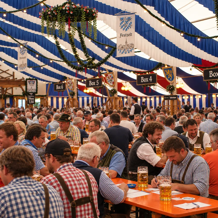 Schafkopfturnier im Festzelt